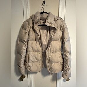 Zara Water & Wind Puffer Coat